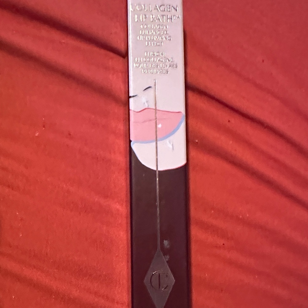Charlotte Tilbury Collagen Lip Bath in rosy glow.